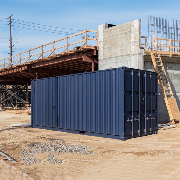 our construction site storage containers come in various sizes to accommodate your needs